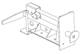 precast shuttering system button magnet with on/offhand